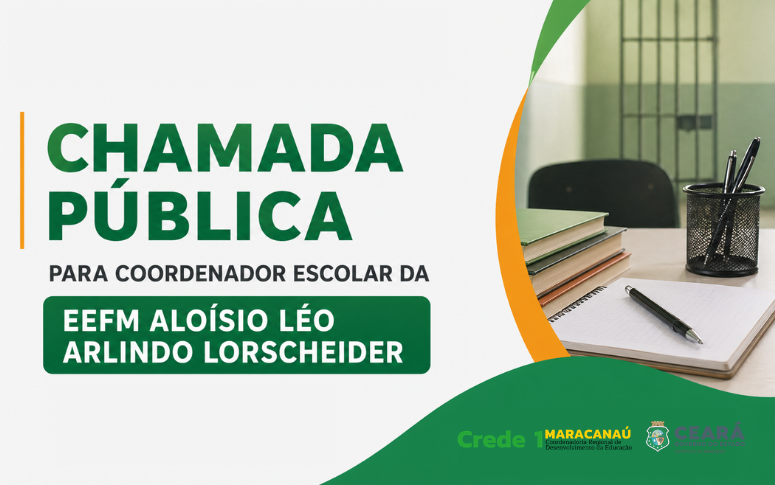 INSCRIÇÕES ABERTAS – COORDENADOR ESCOLAR EEFM ALOÍSIO LÉO ARLINDO LORSCHEIDER